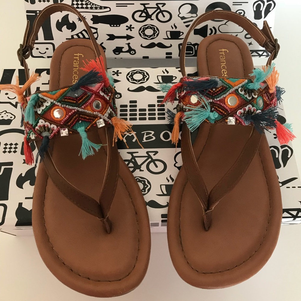 Bamboo Tassel/Fringe Sandal